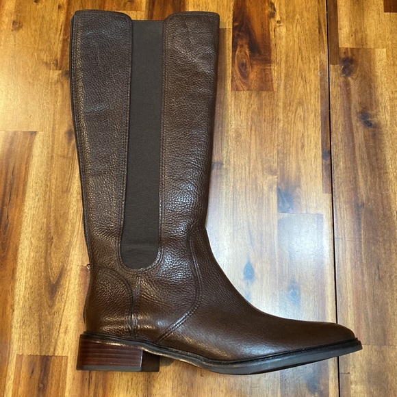 Tory Burch brown leather riding boot, brand new - Picture 3 of 9